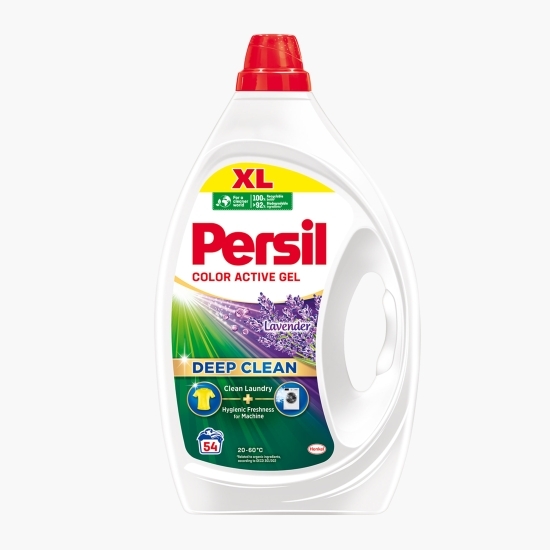 Detergent de rufe lichid Color Active Gel, lavandă, Deep Clean, 54 spălări, 2.43l