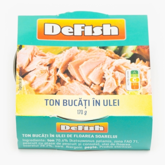 Ton bucăți în ulei 170g
