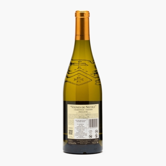Vin alb sec Chardonnay Viognier, 13.5%, 750ml