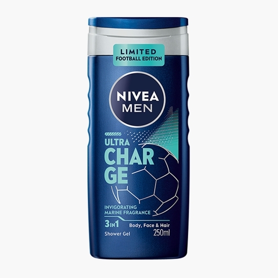 Gel de duș Ultra Charge, Ediție limitată, 0.25l