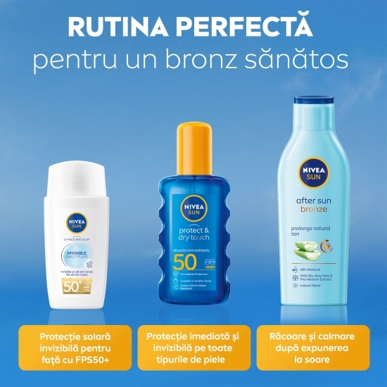 Spray cu protecție solară SPF50 Protect & Dry Touch 200ml