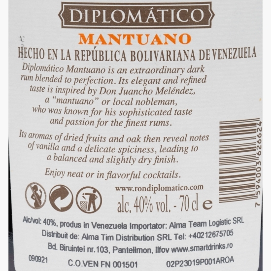 Rom Mantuano 40% alc. 0.70l
