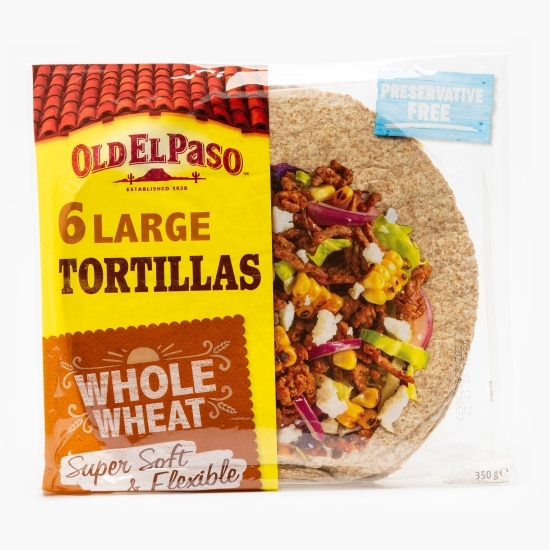 Tortillas din făină integrală (6buc) 350g