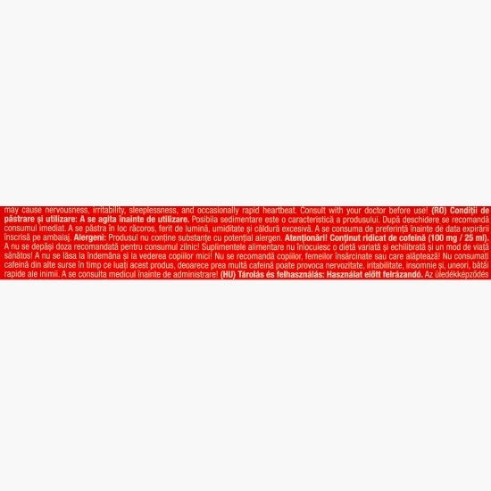 Supliment energizant pre-antrenament Dynamite, cu aromă de fructe de pădure, 10x25ml