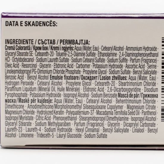 Vopsea de păr permanentă Intensive Color Cream, C1 (1-1) negru albăstrui, 110ml