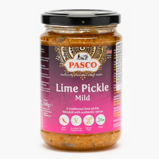 Lămâie verde murată ușor picantă 260g