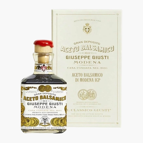 Oțet balsamic de Modena IGP Giuseppe Giusti, 2 medalii de aur, 0.25l