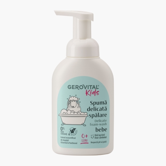 Spumă delicată spălare pentru copii 0+ luni, 300ml