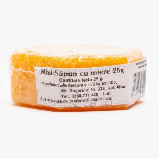 Mini săpun hexagonal miere 25g