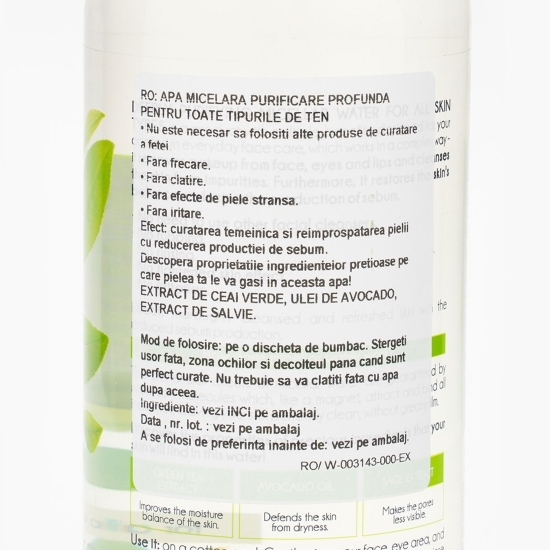 Apă micelară Deeply Purifyng 500ml