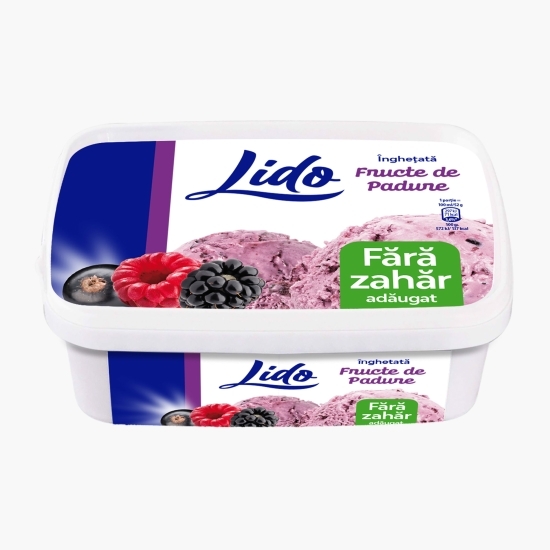 Înghețată fructe de pădure, fără zahăr 1l