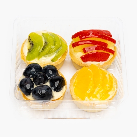 Mini tarte cu fructe 4 buc. 290g
