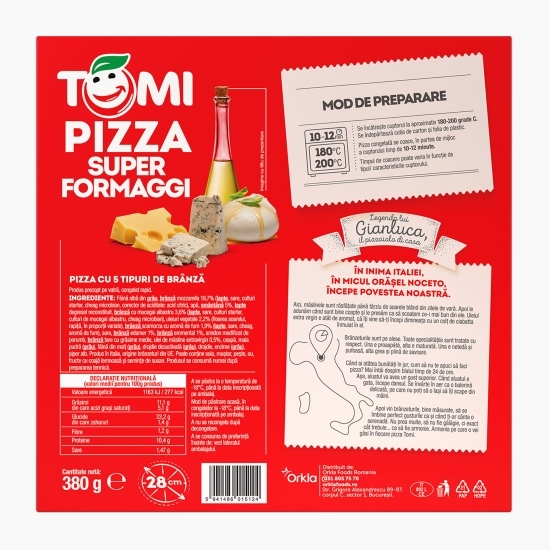 Pizza Super Formaggi 380g