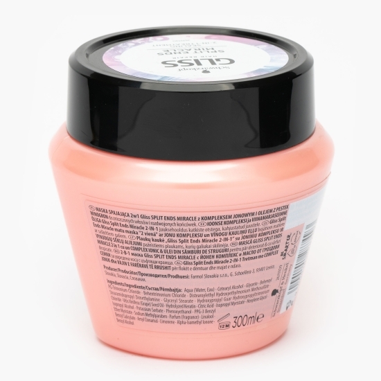 Mască 2în1 pentru păr deteriorat și vârfuri despicate Split Hair Miracle 300ml