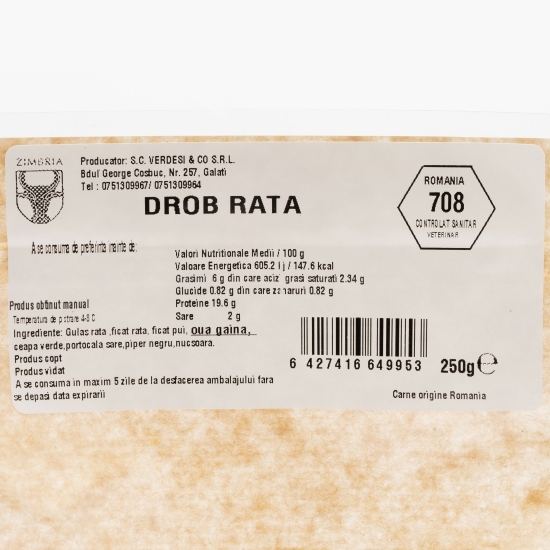 Drob de rață 250g