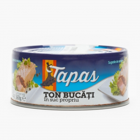 Ton bucăți în suc propriu 160g