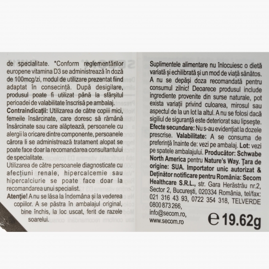 Vitamina D3 5000 UI - 60 capsule 