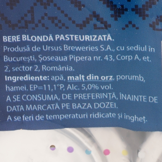 Bere blondă doză 6x0.5l