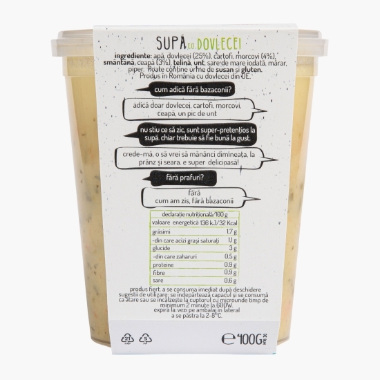 Supă fresh cu dovlecei 400g