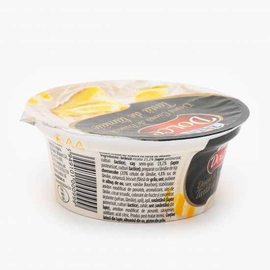 Desert cremă de brânză cu tartă de lămâie 100g