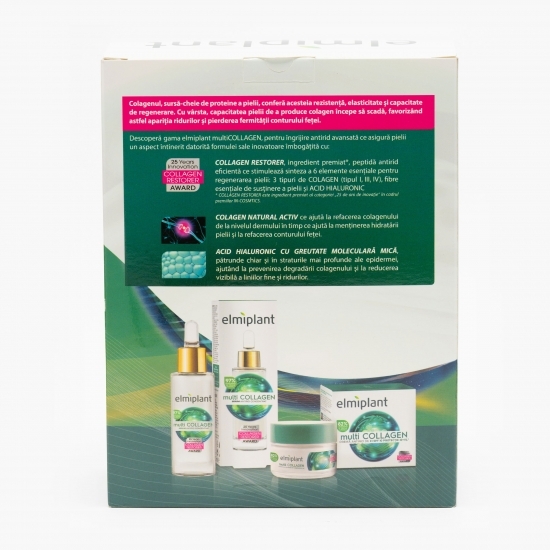 Set multiCollagen cremă antirid de zi 50ml + serum antirid concentrat 30ml