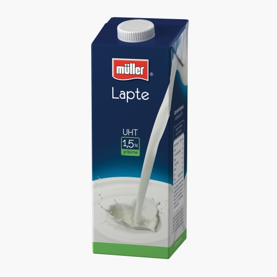 Lapte UHT 1.5% grăsime 1l