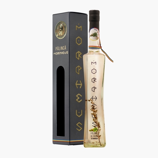 Pălincă de prune cu cimbrișor 48% alc. 0.5l  + cutie