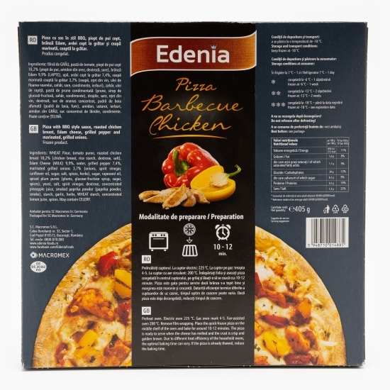 Pizza Barbecue Chicken 405g