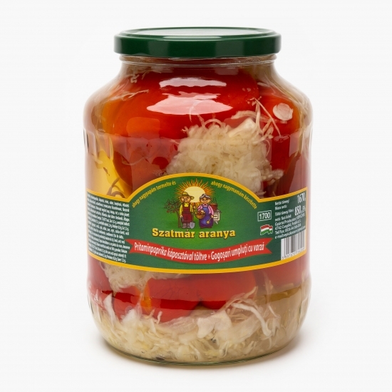 Gogoșari umpluți cu varză în oțet 1670g