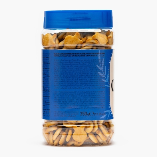 Biscuiți sărați mini crackers în formă de pești 350g