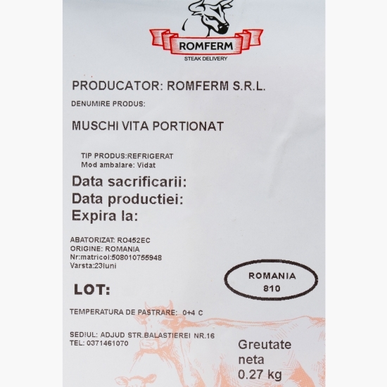 Mușchi de vită 270g