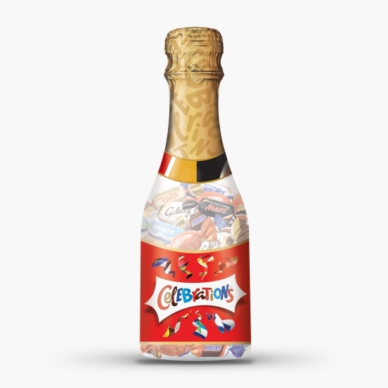 Sticlă mini cu selecții de bomboane de ciocolată 108 g