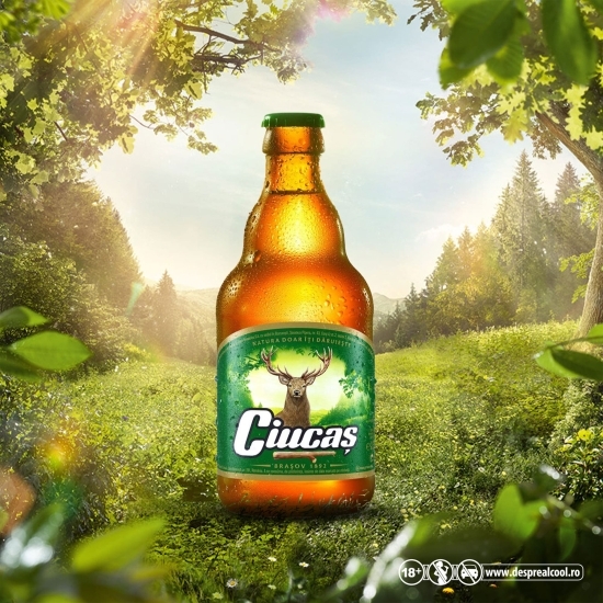 Bere blondă sticlă 0.33l