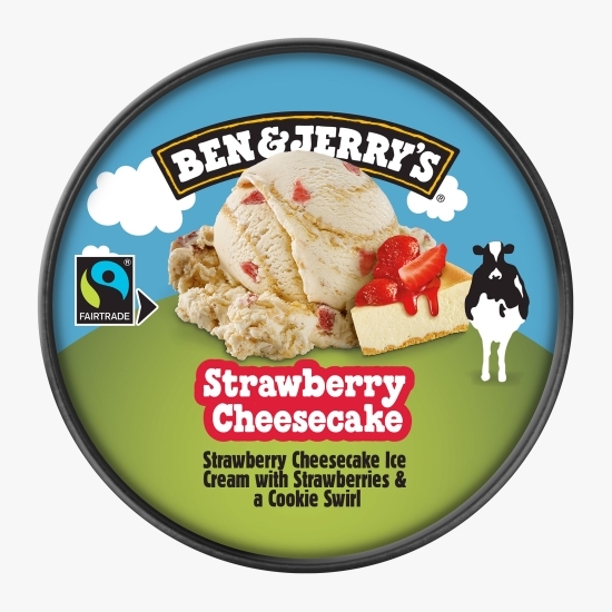 Înghețată cu căpșuni și brânză Strawberry Cheescake 0.465l