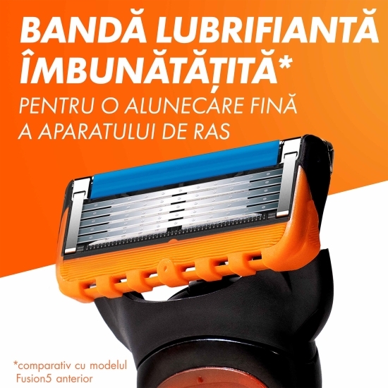 Set cadou Fusion5:  aparat de ras + gel de ras Fusion Ultra Sensitive 200ml
