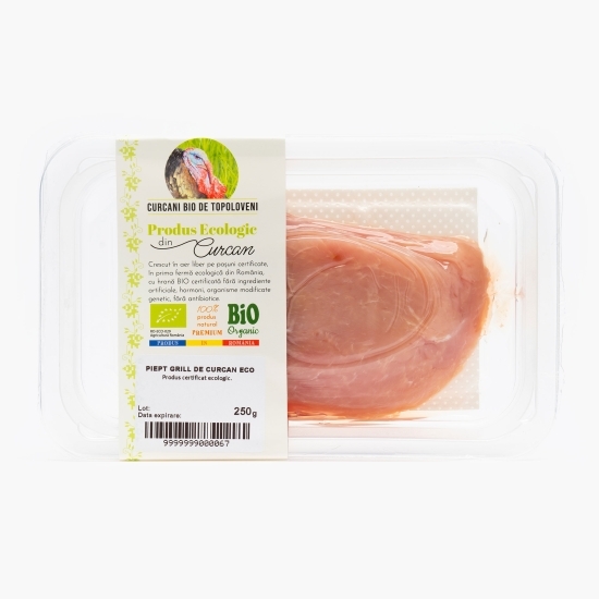 Piept de curcan grill ecologic 250g