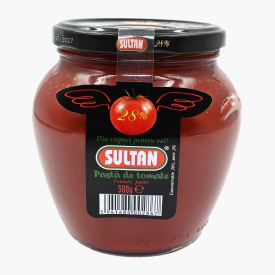 Pastă de tomate 28% 580g