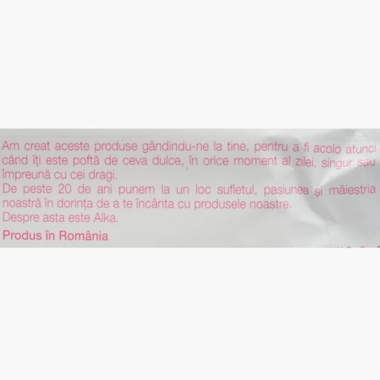 Prajitura casei cu zmeură și cremă de ciocolată 55g