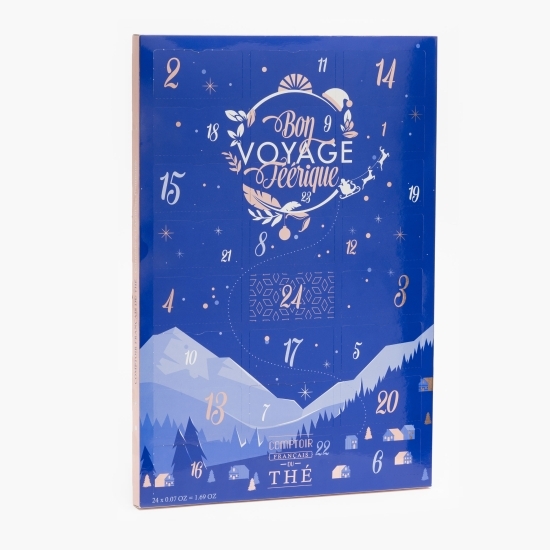 Calendar advent cu ceaiuri de Crăciun 48g