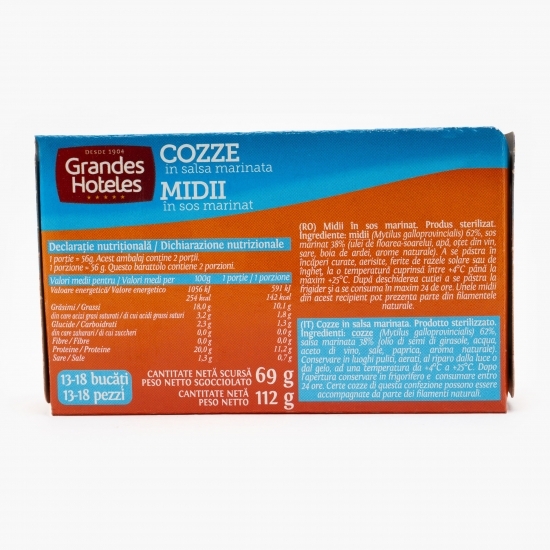 Midii în sos escabeche 112g