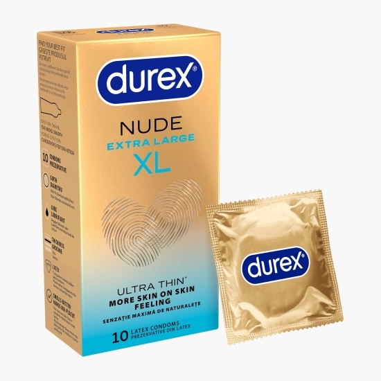 Prezervative Nude XL, 10 buc