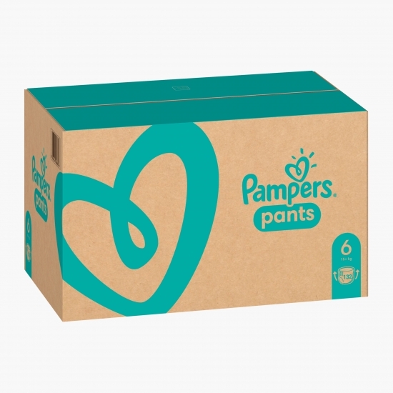Scutece chiloțel Pants XXL Box, mărimea 6, 15+ kg, 132 buc