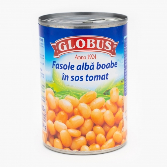 Fasole albă în sos tomat 400g