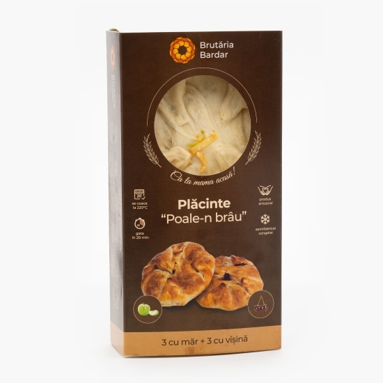 Plăcinte "Poale-n brâu" cu vișină/măr 6x160g