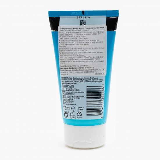 Cremă-gel pentru mâini Hydro Boost 75ml