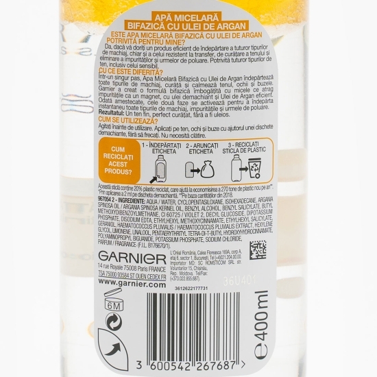 Apă micelară bifazică 400ml