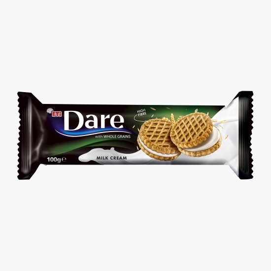 Biscuiți cu cereale integrale și cremă de lapte 100g
