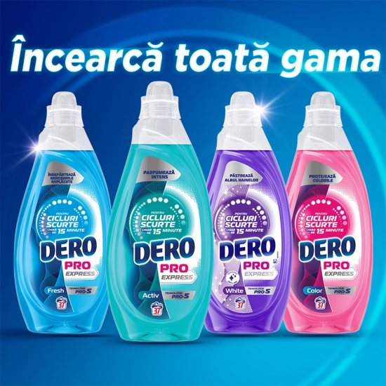Detergent lichid Pro Express White, 1.48l, 37 spălări