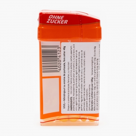 Minidrajeuri cu aromă de portocale 49g