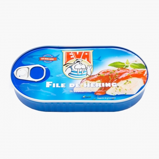 File de hering în sos de roșii 170g